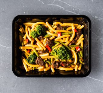 Macaroni - Beef Teriyaki - Wok Groenten [BULK]