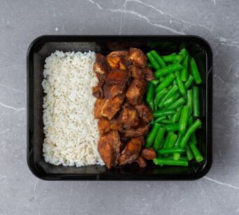 Rijst - Kip Teriyaki - Sperziebonen 