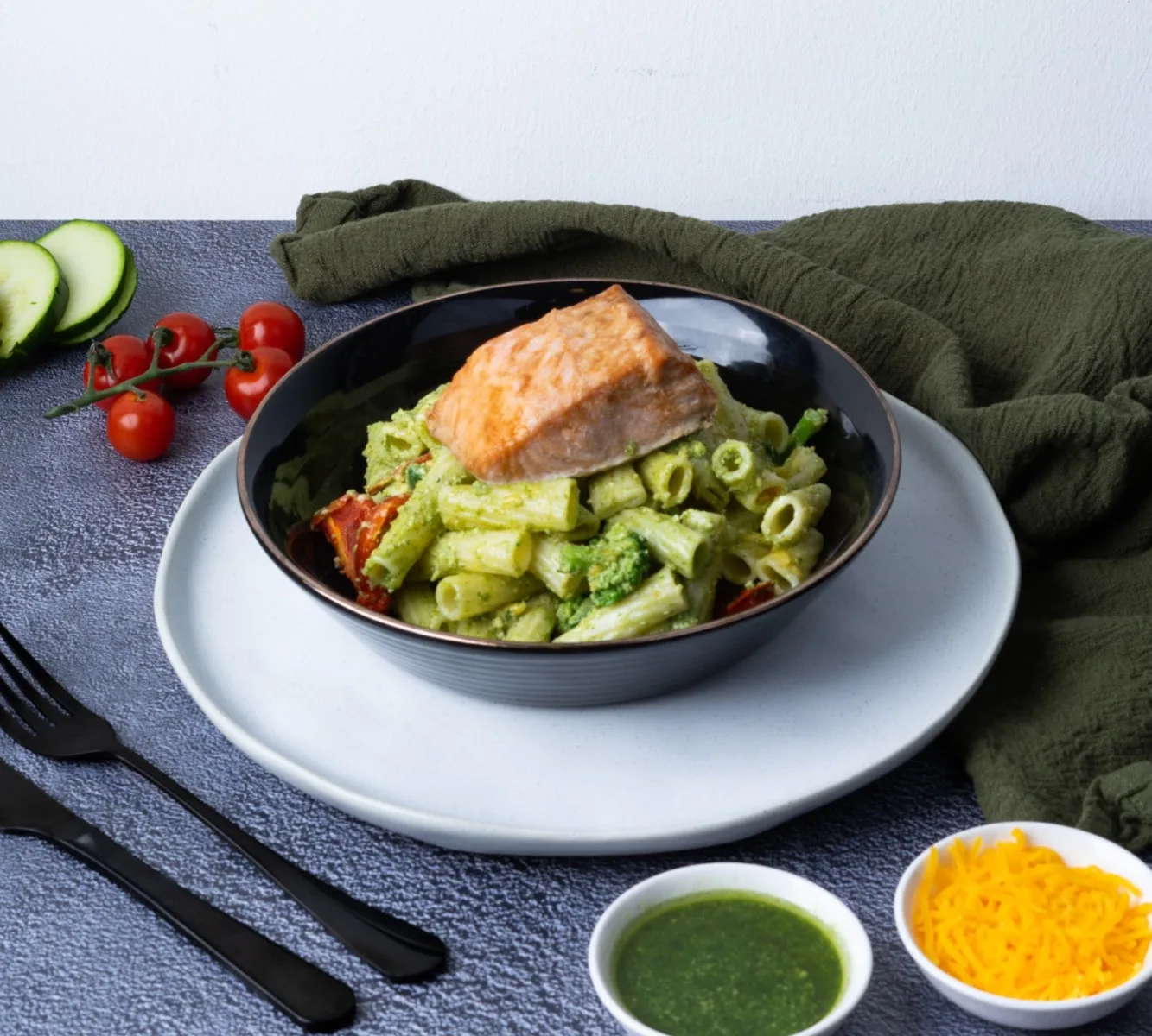 Pasta Pesto - Zalm [BULK]