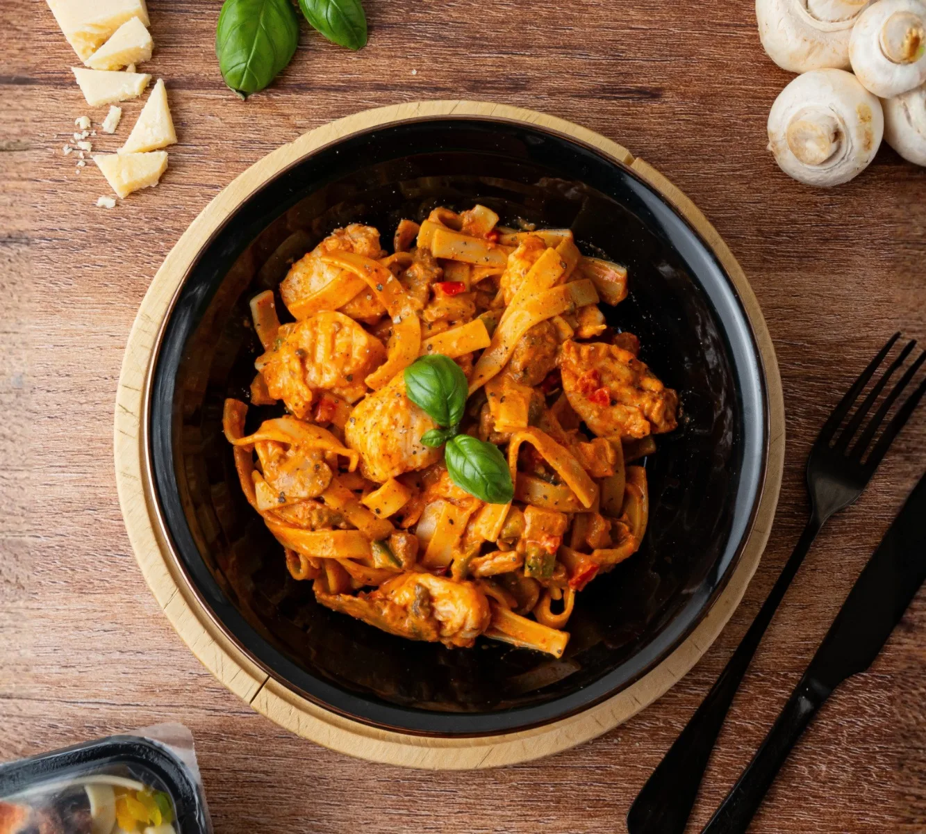 Tagliatelle Chicken Stroganoff